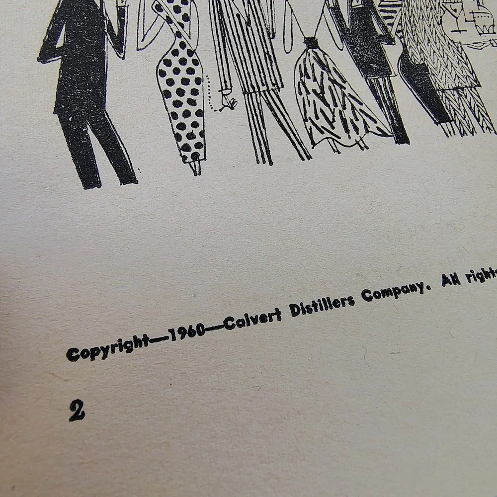 The Calvert Party Encyclopedia Home Entertaining Cookbook Booklet 1960 fun!‎